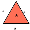Fläche im gleichseitigen Dreieck